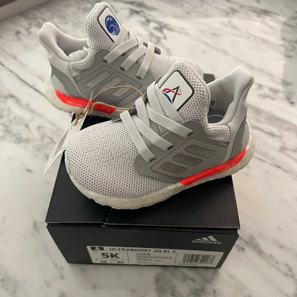adidas UltraBoost 20 x NASA ISS Running Sneaker-Dash Gray/Silver/Silver